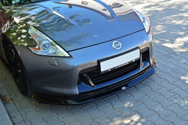 Maxton Design Front Ansatz passend für Nissan 370Z schwarz Hochglanz