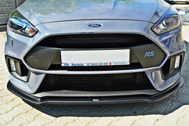 Maxton Design Front Ansatz passend für V.4 Ford Focus RS Mk3 schwarz Hochglanz