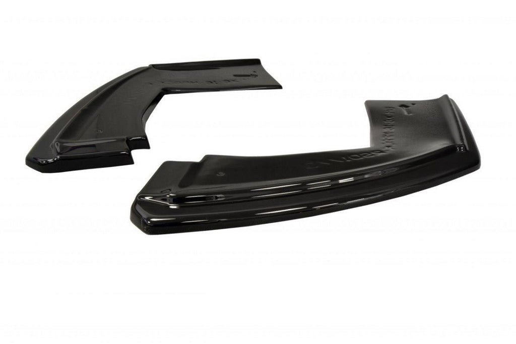 Maxton Design Heck Ansatz Flaps Diffusor passend für BMW X6 F16 M Paket schwarz Hochglanz