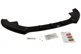 Maxton Design Front Ansatz passend für Audi S4 / A4 S-Line B8  schwarz Hochglanz