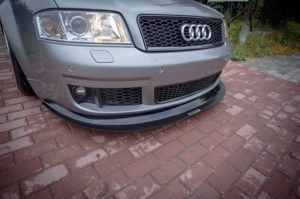 Maxton Design HYBRID Front Ansatz passend für passend für AUDI RS6 C5 schwarz Hochglanz Carbon Look