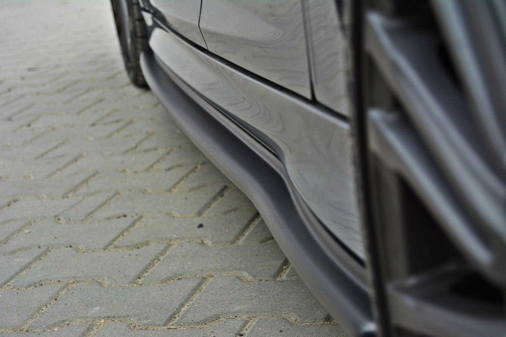 Maxton Design Seitenschweller Ansatz passend für Ford Focus RS Mk3 schwarz Hochglanz