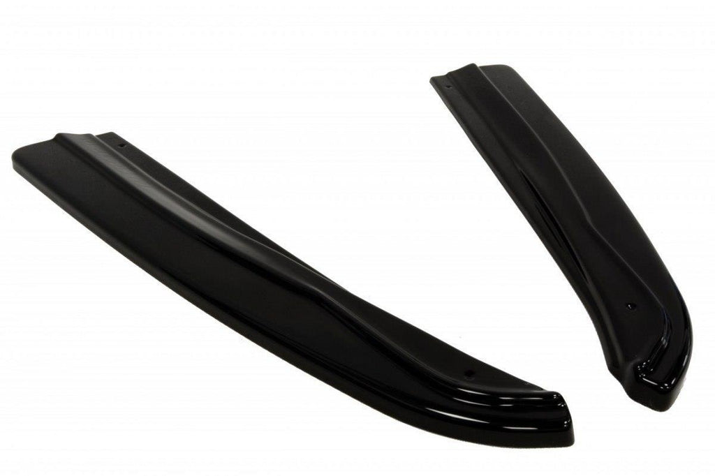 Maxton Design Heck Ansatz Flaps Diffusor passend für MERCEDES CLS C218 AMG LINE schwarz Hochglanz