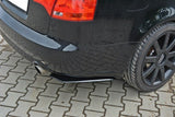 Maxton Design Heck Ansatz Flaps Diffusor passend für AUDI A4 B7 schwarz Hochglanz