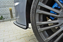 Laden Sie das Bild in den Galerie-Viewer, Maxton Design Heck Ansatz Flaps Diffusor passend für passend für Ford Focus RS Mk3 schwarz Hochglanz