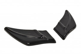 Maxton Design Heck Ansatz Flaps Diffusor passend für v.2 VW GOLF 7 R schwarz Hochglanz