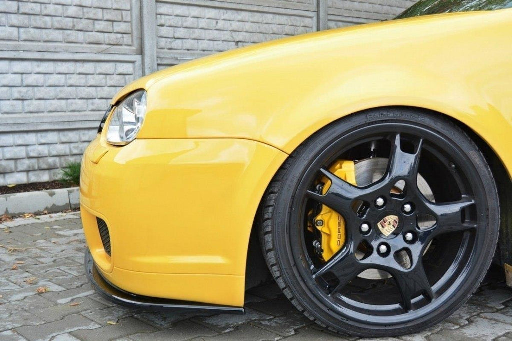 Maxton Design Front Ansatz passend für VW GOLF 4 R32 schwarz Hochglanz