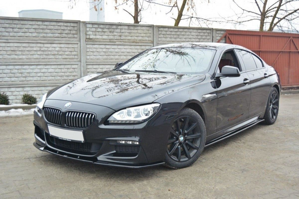 Maxton Design Front Ansatz passend für BMW 6er Gran Coupe M Paket schwarz Hochglanz