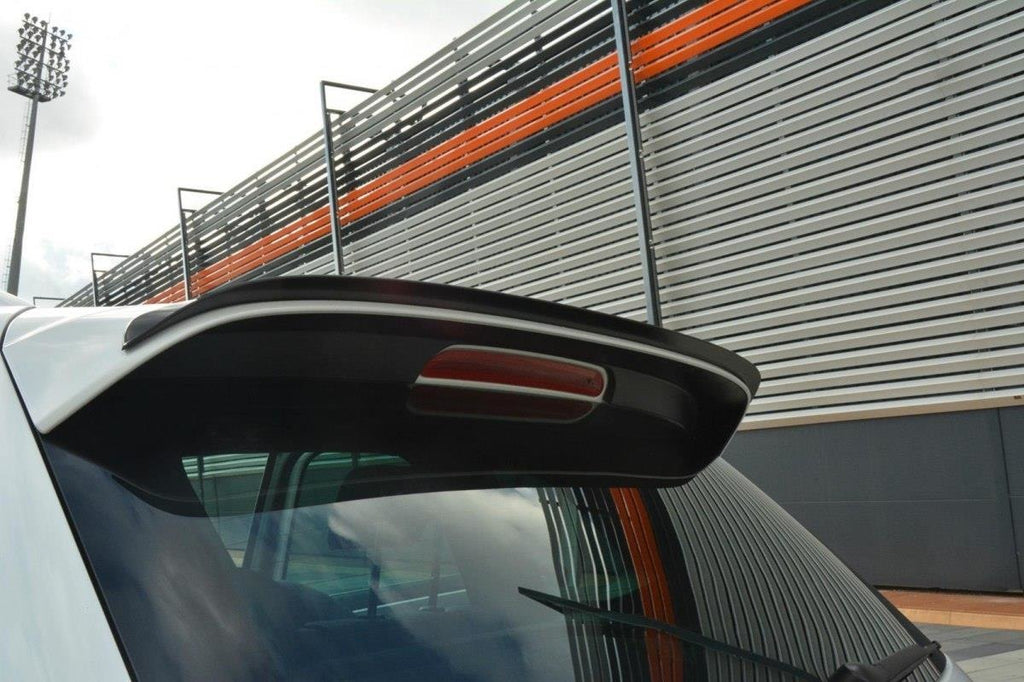 Maxton Design Spoiler CAP passend für Vw Tiguan Mk2 R-Line schwarz Hochglanz
