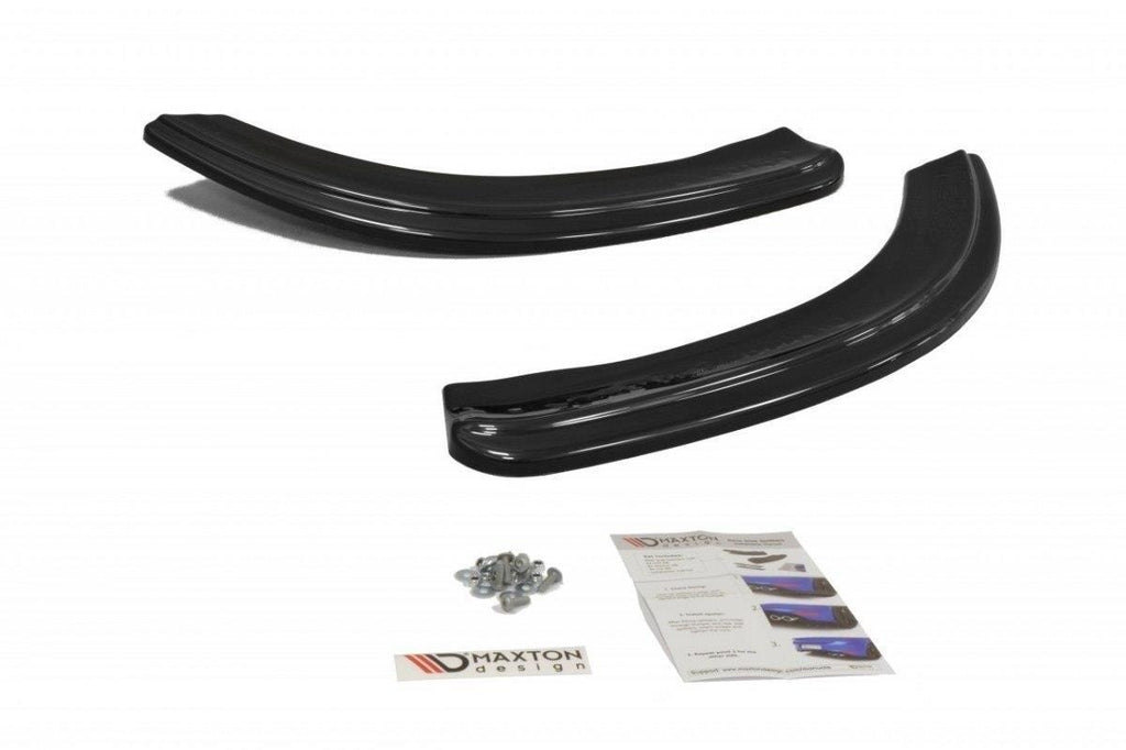 Maxton Design Heck Ansatz Flaps Diffusor passend für passend für Ford Focus ST Mk3 FL schwarz Hochglanz