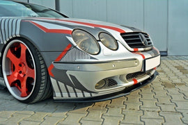 Maxton Design Front Ansatz passend für MERCEDES CL-KLASSE C215 schwarz Hochglanz