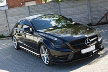 Laden Sie das Bild in den Galerie-Viewer, Maxton Design Front Ansatz passend für MERCEDES CLS C218 AMG LINE schwarz Hochglanz