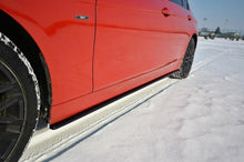Laden Sie das Bild in den Galerie-Viewer, Maxton Design Seitenschweller Ansatz passend für BMW 3er F30 schwarz Hochglanz