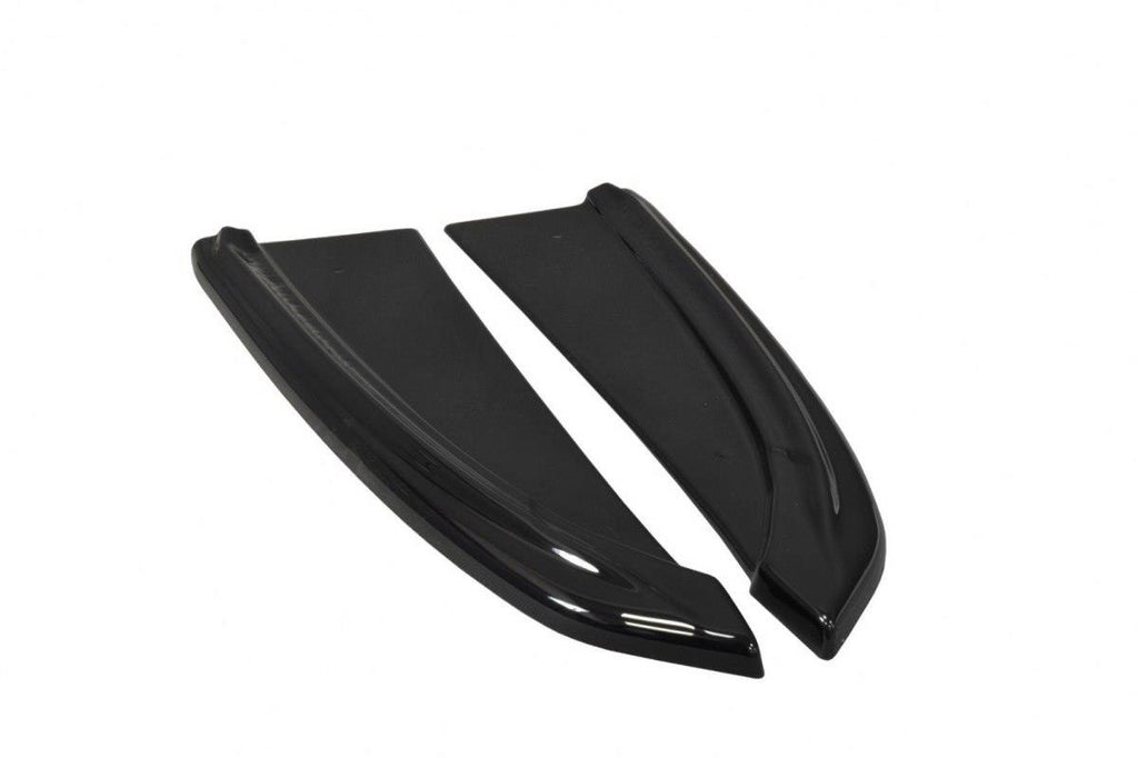 Maxton Design Heck Ansatz Flaps Diffusor passend für Audi A8 D4 schwarz Hochglanz