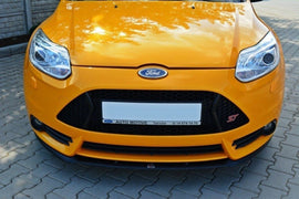 Maxton Design Front Ansatz passend für Ford Focus ST Mk3 (Cupra) schwarz Hochglanz