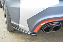 Laden Sie das Bild in den Galerie-Viewer, Maxton Design Heck Ansatz Flaps Diffusor passend für Audi RS6 C7 / C7 FL schwarz Hochglanz