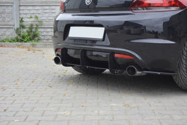 Maxton Design Diffusor Heck Ansatz passend für Heckschürze & Flaps passend für VW SCIROCCO R