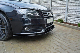 Maxton Design Front Diffuser V.2 Audi A4 B8 schwarz Hochglanz