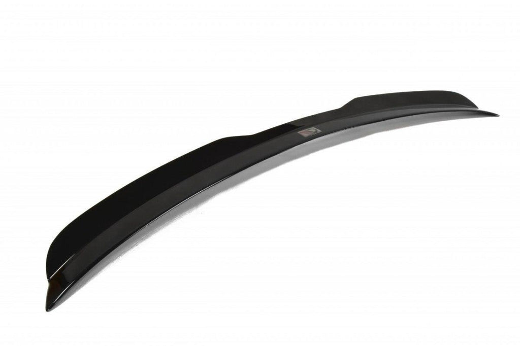 Maxton Design Spoiler CAP passend für MERCEDES C-KLASSE W204 Kombi Facelift schwarz Hochglanz