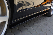 Laden Sie das Bild in den Galerie-Viewer, Maxton Design Seitenschweller Ansatz passend für MERCEDES CLS C218 AMG LINE schwarz Hochglanz