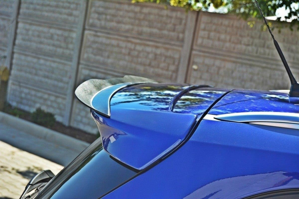 Maxton Design Spoiler CAP passend für Ford Focus ST Mk3 Kombi schwarz Hochglanz