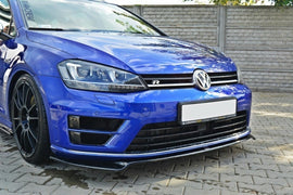 Maxton Design Front Ansatz passend für VW GOLF 7 R schwarz Hochglanz