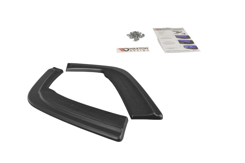 Maxton Design Heck Ansatz Flaps Diffusor passend für BMW M3 E46 Coupe schwarz Hochglanz