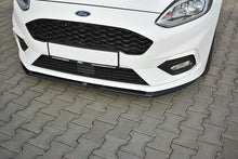 Laden Sie das Bild in den Galerie-Viewer, Maxton Design Front Ansatz passend für V.3 Ford Fiesta Mk8 ST / ST-Line schwarz Hochglanz