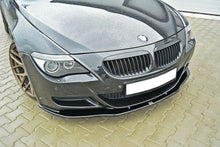 Laden Sie das Bild in den Galerie-Viewer, Maxton Design Front Ansatz passend für V.2 BMW M6 E63 schwarz Hochglanz