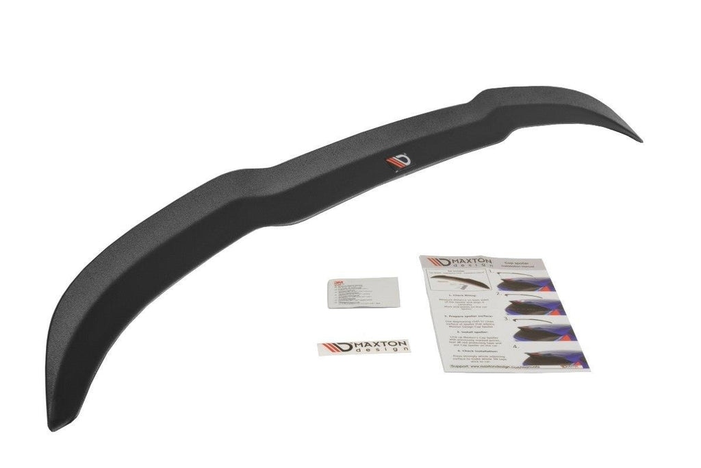 Maxton Design Spoiler CAP passend für V.1 Ford Fiesta Mk8 ST / ST-Line schwarz Hochglanz