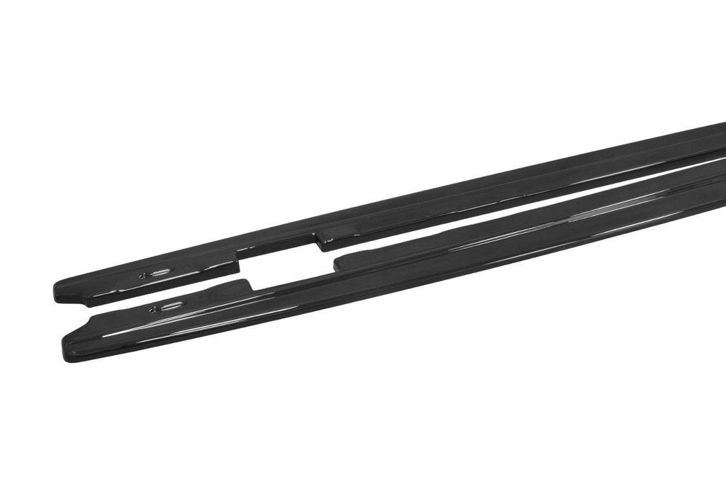 Maxton Design Seitenschweller Ansatz passend für BMW M6 E63 schwarz Hochglanz