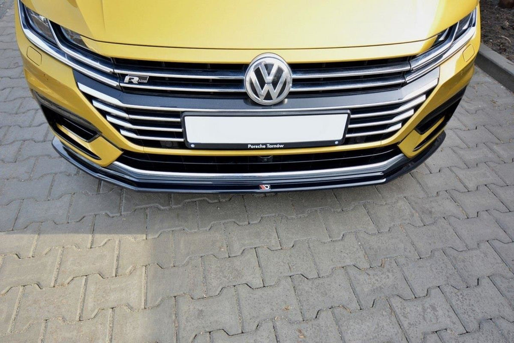 Maxton Design Front Ansatz passend für v.1 VW ARTEON schwarz Hochglanz