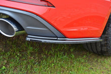 Laden Sie das Bild in den Galerie-Viewer, Maxton Design Heck Ansatz Flaps Diffusor passend für Audi A5 F5 S-Line schwarz Hochglanz