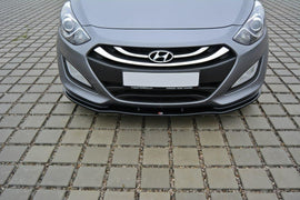 Maxton Design Front Ansatz passend für Hyundai i30 mk.2 schwarz Hochglanz