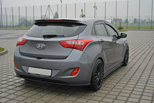 Laden Sie das Bild in den Galerie-Viewer, Maxton Design Spoiler CAP passend für Hyundai i30 mk.2 schwarz Hochglanz