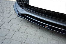 Laden Sie das Bild in den Galerie-Viewer, Maxton Design Front Ansatz passend für V.1 Audi RS7 Facelift schwarz Hochglanz