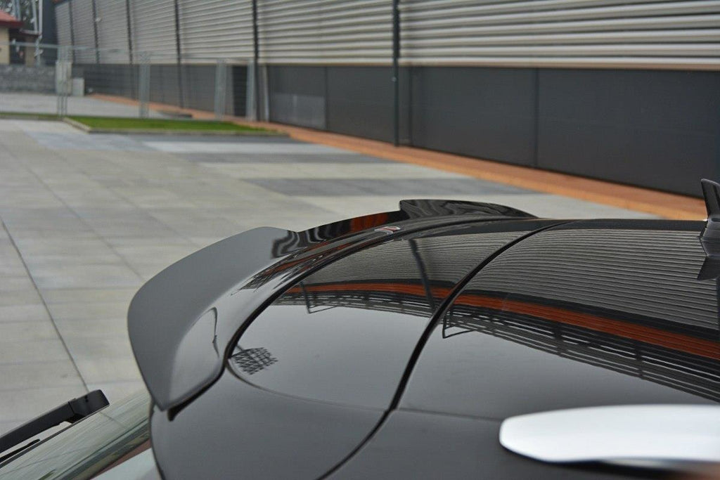 Maxton Design Spoiler CAP passend für Audi A6 C7 Avant schwarz Hochglanz