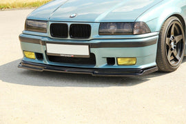 Maxton Design Front Ansatz passend für V.1 BMW M3 E36 schwarz Hochglanz