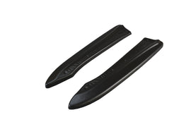 Maxton Design Heck Ansatz Flaps Diffusor passend für Audi RS6 C6 Avant schwarz Hochglanz