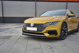 Maxton Design Front Ansatz passend für v.3 VW ARTEON schwarz Hochglanz