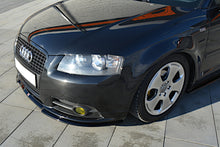 Laden Sie das Bild in den Galerie-Viewer, Maxton Design Front Ansatz passend für Audi A3 S-Line 8P schwarz Hochglanz
