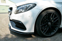 Laden Sie das Bild in den Galerie-Viewer, Maxton Design Front Ansatz passend für V.1 Mercedes C-Klasse C205 63 AMG Coupe schwarz Hochglanz