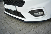 Laden Sie das Bild in den Galerie-Viewer, Maxton Design Front Ansatz passend für V.3 Ford Fiesta Mk8 ST / ST-Line schwarz Hochglanz