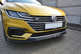 Maxton Design Front Ansatz passend für v.1 VW ARTEON schwarz Hochglanz