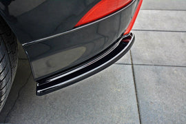 Maxton Design Heck Ansatz Flaps Diffusor passend für passend für Ford Focus ST-Line Mk3 FL schwarz Hochglanz