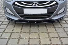 Laden Sie das Bild in den Galerie-Viewer, Maxton Design Front Ansatz passend für Hyundai i30 mk.2 schwarz Hochglanz
