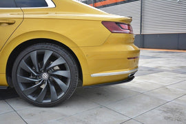 Maxton Design Heck Ansatz Flaps Diffusor passend für VW ARTEON schwarz Hochglanz