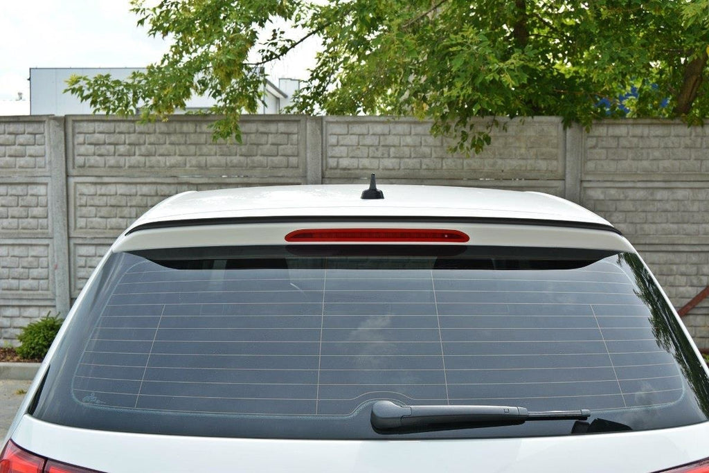 Maxton Design Spoiler CAP passend für VW Golf Mk7 Standard schwarz Hochglanz