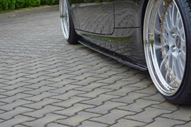 Maxton Design Seitenschweller Ansatz passend für BMW 3er E92 M Paket FACELIFT schwarz Hochglanz