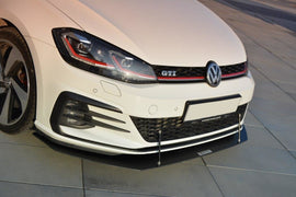 Maxton Design Racing Front Ansatz passend für V.1 passend für VW GOLF 7 GTI FL
